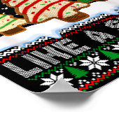 Out Here Lookin' Like A Snack Christmas Cakes Debb Poster (Ecke)