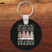 Out Here Lookin' Like A Snack Christmas Cakes Debb Schlüsselanhänger (Vorderseite)