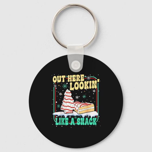 Out Here Lookin' Like A Snack Christmas Cakes Debb Schlüsselanhänger (Vorderseite)