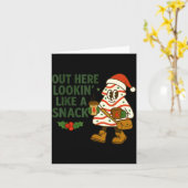 Out Here Lookin' Like A Snack Debbie Cakes Christm Karte (Gelbe Blume)