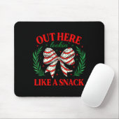Out Here Lookin Like A Snack Funny Christmas Coque Mousepad (Mit Mouse)