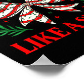 Out Here Lookin Like A Snack Funny Christmas Coque Poster (Ecke)