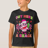 Out Here Looking Like A Snack Christmas Tree Cake T-Shirt (Vorderseite)
