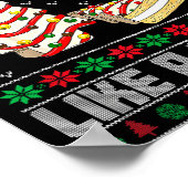 Out Here Looking Like A Snack Debbie Cakes Christm Poster (Ecke)