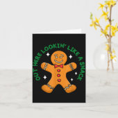 Out Here Looking Like A Snack Funny Boujee Xmas Gi Karte (Gelbe Blume)