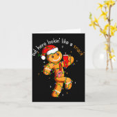 Out Here Looking Like A Snack Funny Boujee Xmas Gi Karte (Gelbe Blume)