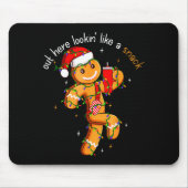 Out Here Looking Like A Snack Funny Boujee Xmas Gi Mousepad (Vorne)