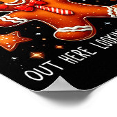 Out Here Looking Like A Snack Funny Boujee Xmas Gi Poster (Ecke)