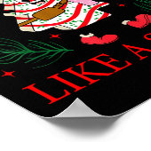 Out Here Looking Like A Snack Funny Christmas Tree Poster (Ecke)