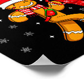 Out Here Looking Like A Snack Funny Gingerbread Ch Poster (Ecke)