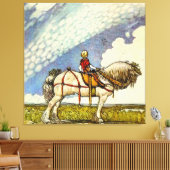 "Out In the Wide World" von John Bauer Leinwanddruck (Insitu (Wohnzimmer))