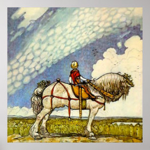 "Out In the Wide World" von John Bauer Poster