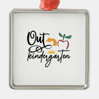 Out Kindergarten Ornament Aus Metall