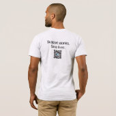Out Loud QR Code Jersey T - Shirt (Schwarz voll)