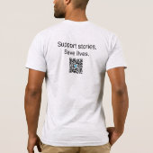 Out Loud QR Code Jersey T - Shirt (Rückseite)
