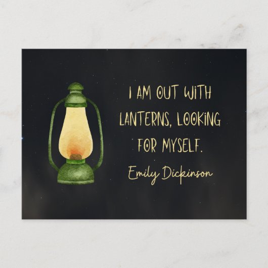 Out mit Lanterns Postkarte (Vorderseite)
