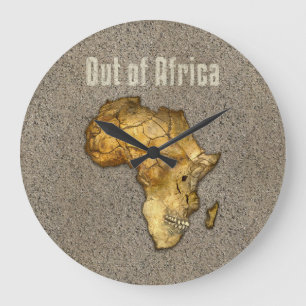 Out of Africa Große Wanduhr