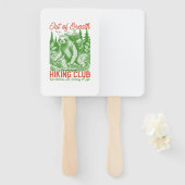 Out of Breath Funny Sloth Hiking Club Fächer (Vorne und Hinten)