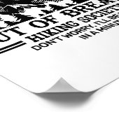 Out Of Breath Hiking Society 2  Poster (Ecke)