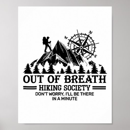 Out Of Breath Hiking Society 2  Poster (Vorne)