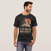Out Of Breath Hiking Society And Camping Or Nature T-Shirt (Vorne ganz)