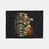 Out of Breath Wandergesellschaft Wandern Crew Happ Fleecedecke (Vorderseite (Horizontal))