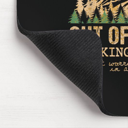 Out of Breath Wandergesellschaft Wandern Crew Happ Mousepad (Ecke)