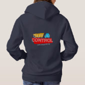 Out of Control – Bold Typography Statement Design Hoodie (Rückseite)