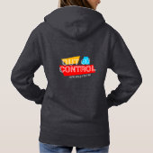 Out of Control – Bold Typography Statement Design Hoodie (Rückseite)