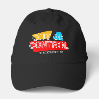 Out of Control – Bold Typography Statement Design Truckerkappe