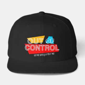 Out of Control – Bold Typography Statement Design Truckerkappe