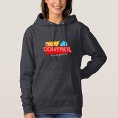 Out of Control – Fettes Typografie-Statement-Desig Hoodie (Vorderseite)