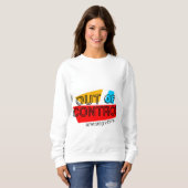 Out of Control – Statement Design mit kühner Typog Sweatshirt (Vorne ganz)