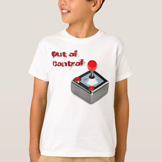 "Out of Kontrolle" Gaming Kids T - Shirt (Vorderseite)