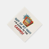 Out of My Way Casino Serviette (Ecke)