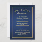 Out of Office Forever Corporate Retirement Party Einladung (Vorderseite)