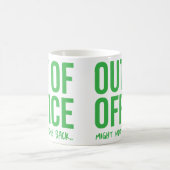 Out of Office Funny Co-Worker Boss Kaffeetasse (Mittel)