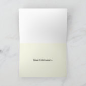 Out of Office Funny Dog Greeting Card Karte (Innenseite)