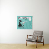 Out of Office - Hintergrund / Unterzeichnung Wandteppich (Beispiel (Horizontal))