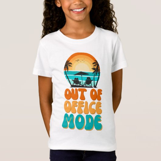 Out of Office Mode T-Shirt (Vorderseite)