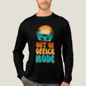 Out of Office Mode Tri-Blend Shirt (Vorderseite)