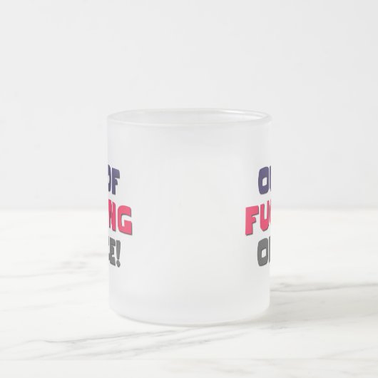 Out-of-Office-Tasse Mattglastasse (Mittel)