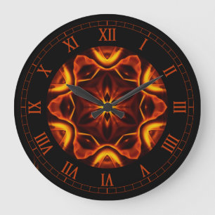 Out of the Crucible ~ Art from the flames ~ Große Wanduhr