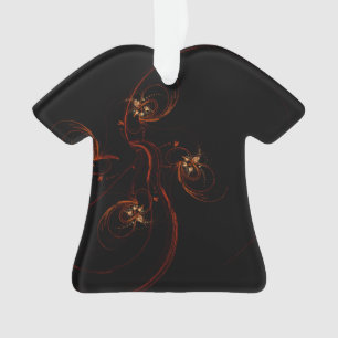 Out of the Dark Abstrakt Art Acrylic Shirt Ornament