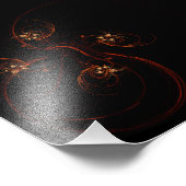 Out of the Dark Abstrakt Art Foto Print (Ecke)