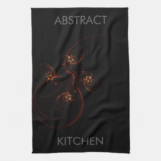 Out of the Dark Abstrakt Art Kitchen Handtuch (Vertikal)