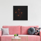 Out of the Dark Abstrakt Art Quad Canvas Print Leinwanddruck (Insitu (Wohnzimmer))