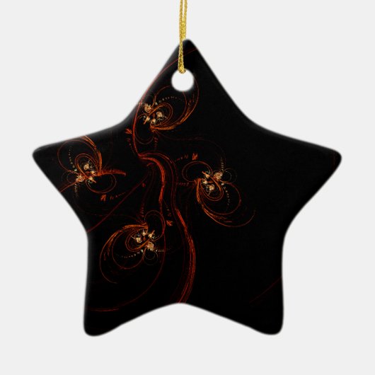 Out of the Dark Abstrakt Star Ornament (Vorne)