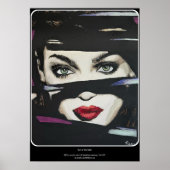 'Out of the Dark' Gemälde auf einem Poster (Vorne)