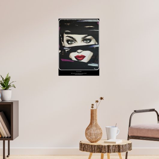 'Out of the Dark' Gemälde auf einem Poster (Wohnzimmer 3)